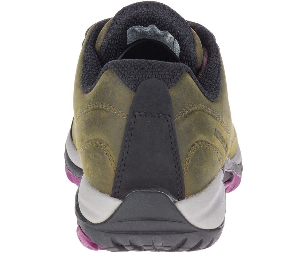 Buty Trekkingowe Merrell Damskie Oliwkowe - Siren Traveller 3 - 104765-OGQ